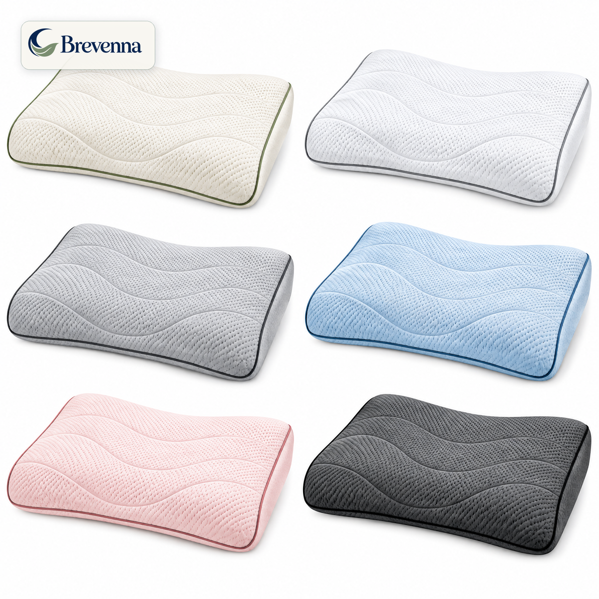Brevenna™ Memory Foam Sleep Pillow view 3