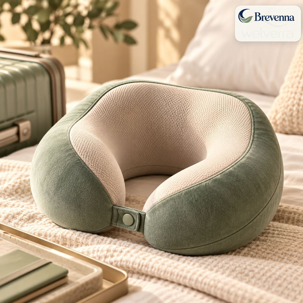 Brevenna™ Travel Sleep Pillow view 2