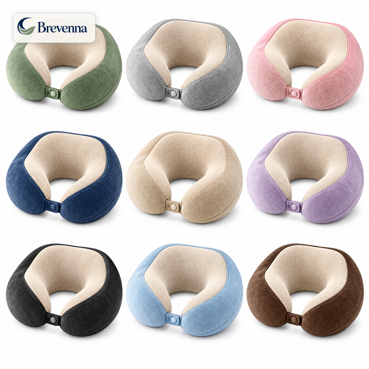 Brevenna™ Travel Sleep Pillow view 3