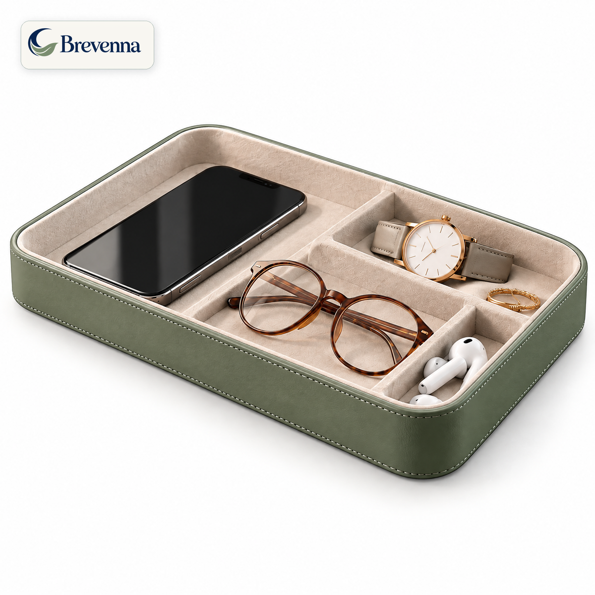Brevenna™ Bedside Storage Tray view 3