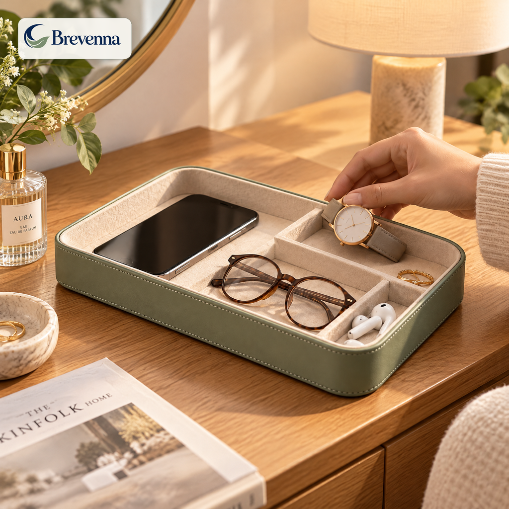 Brevenna™ Bedside Storage Tray view 5